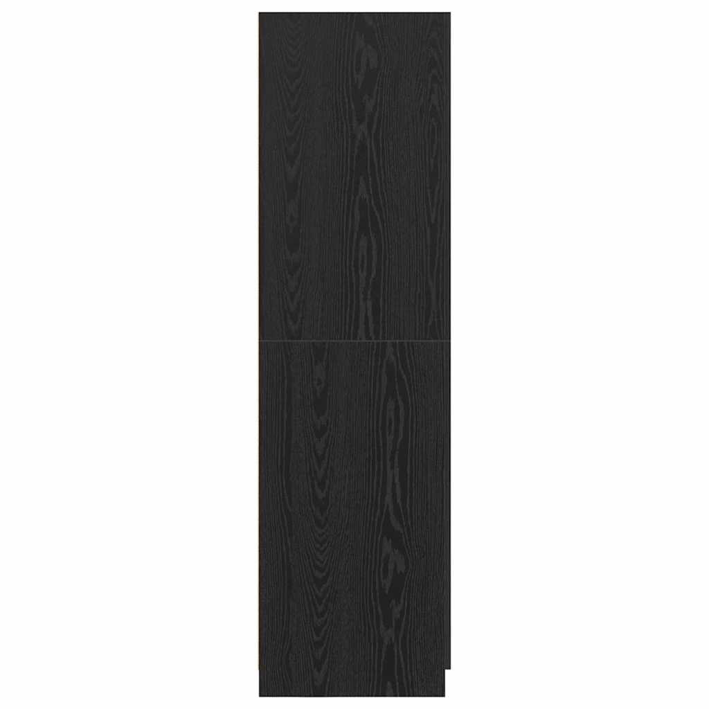 8721158860187_wbg-si_en_hd_5 vidaXL Wardrobe with Storage Black 80 x 51 x 180 cm Engineered wood - Image 8