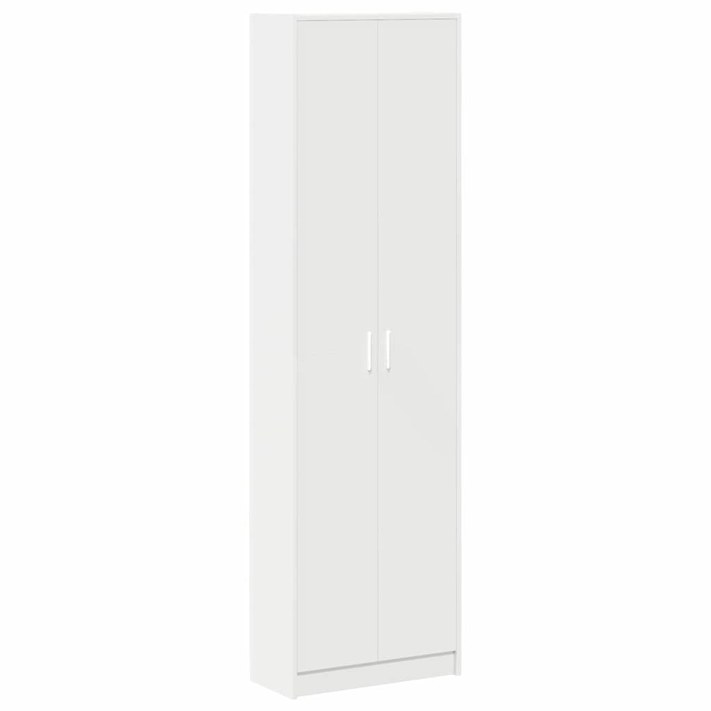 8721158861719_wbg-an-m_en_hd_1 vidaXL Wardrobe with Shelf White 55 x 25 x 189 cm Engineered wood - Image 2