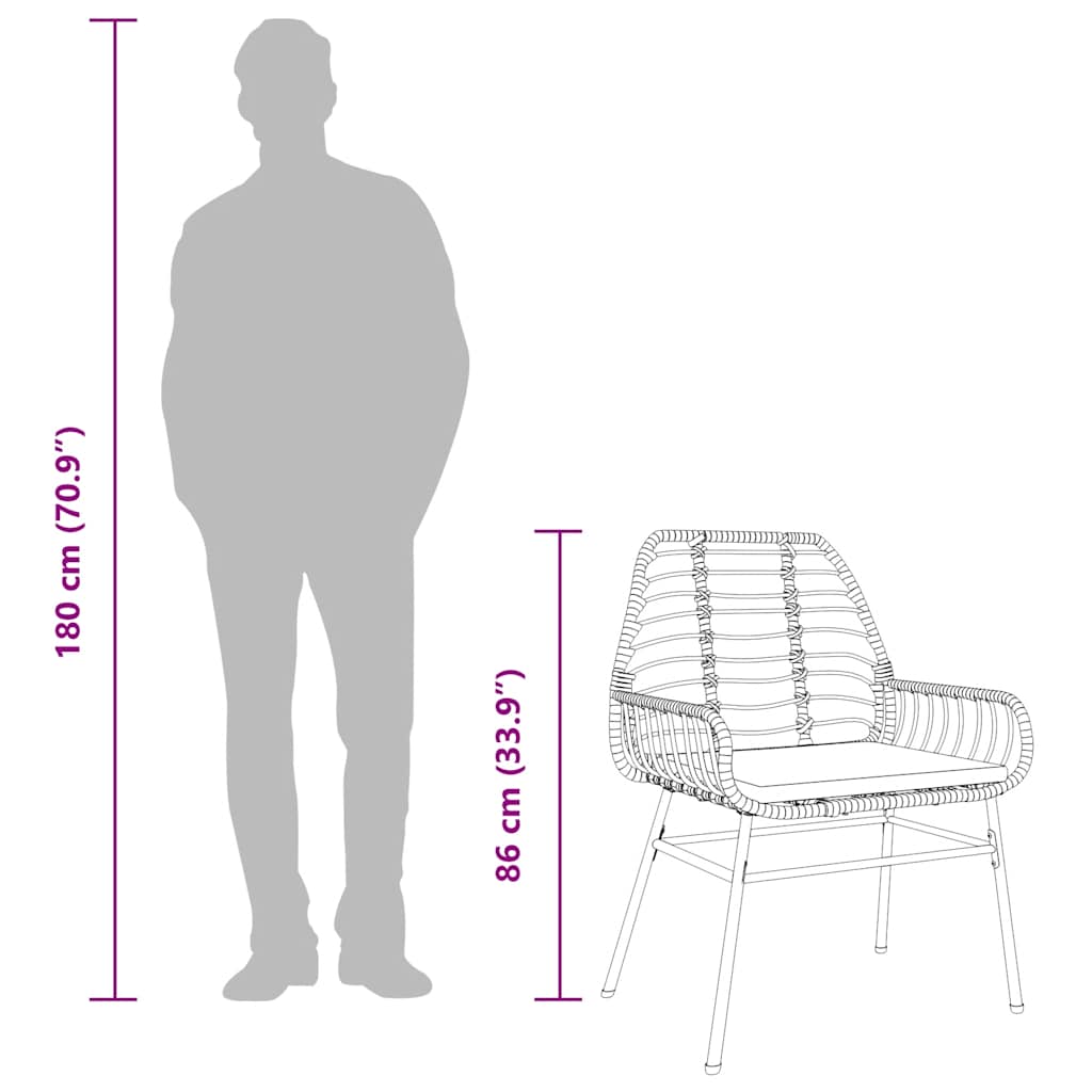 8721158865823_g_en_hd_9 vidaXL 3 Piece Garden Dining Set with Cushions Brown Poly Rattan Glass - Image 11