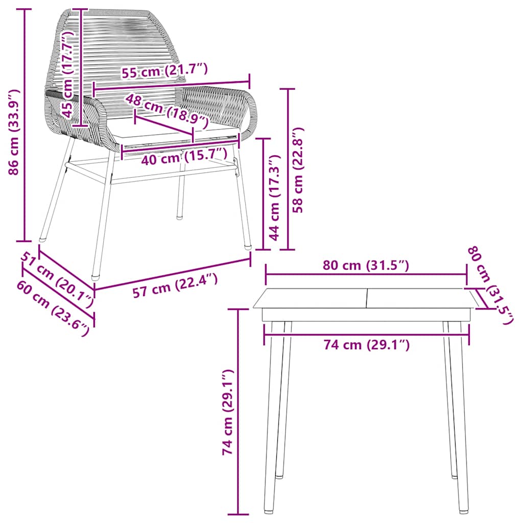 8721158866035_g_en_hd_8 vidaXL 3 Piece Garden Dining Set with Cushions Grey Poly Rattan Glass - Image 10