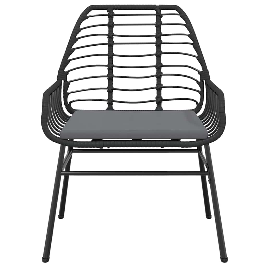 8721158866745_g_en_hd_4 vidaXL 5 Piece Garden Dining Set with Cushions Black Poly Rattan Glass - Image 6