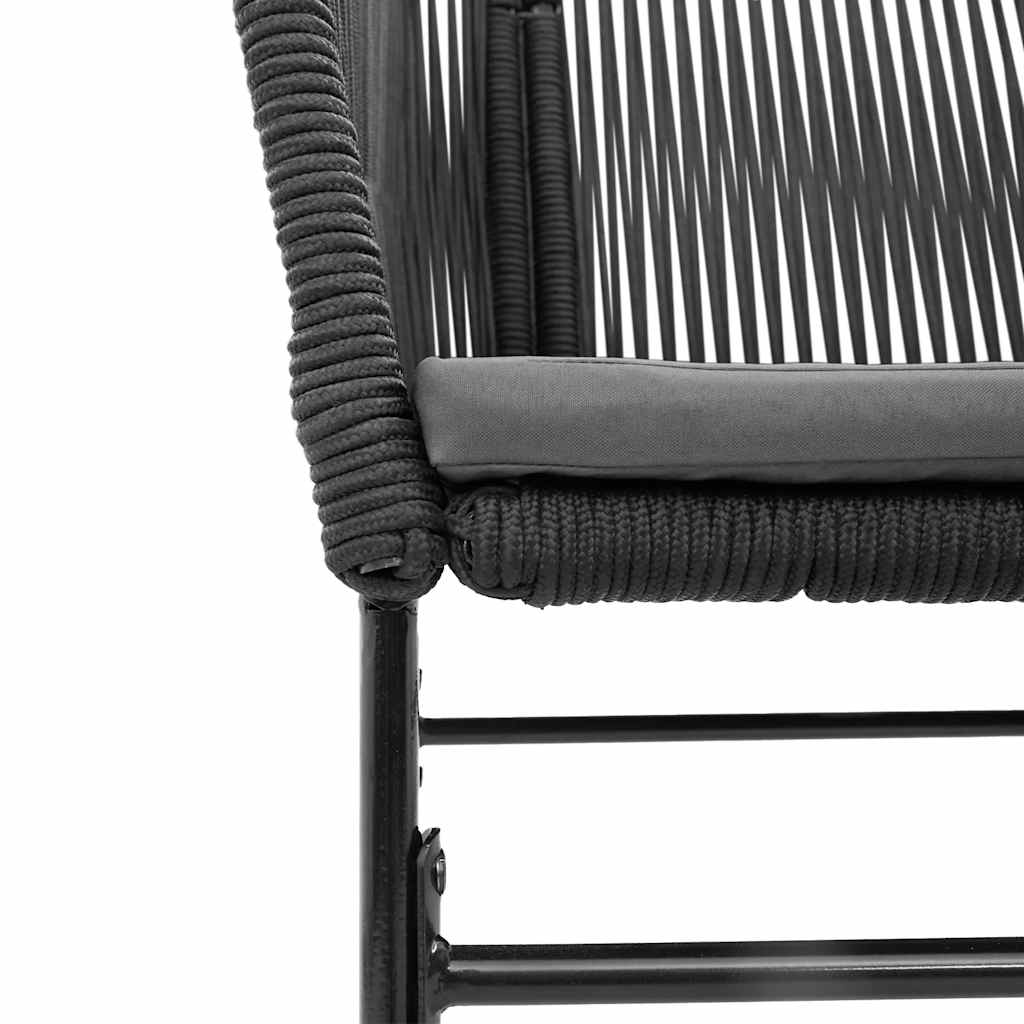 8721158867377_g_en_hd_6 vidaXL 5 Piece Garden Dining Set with Cushions Black Poly Rattan Glass - Image 8