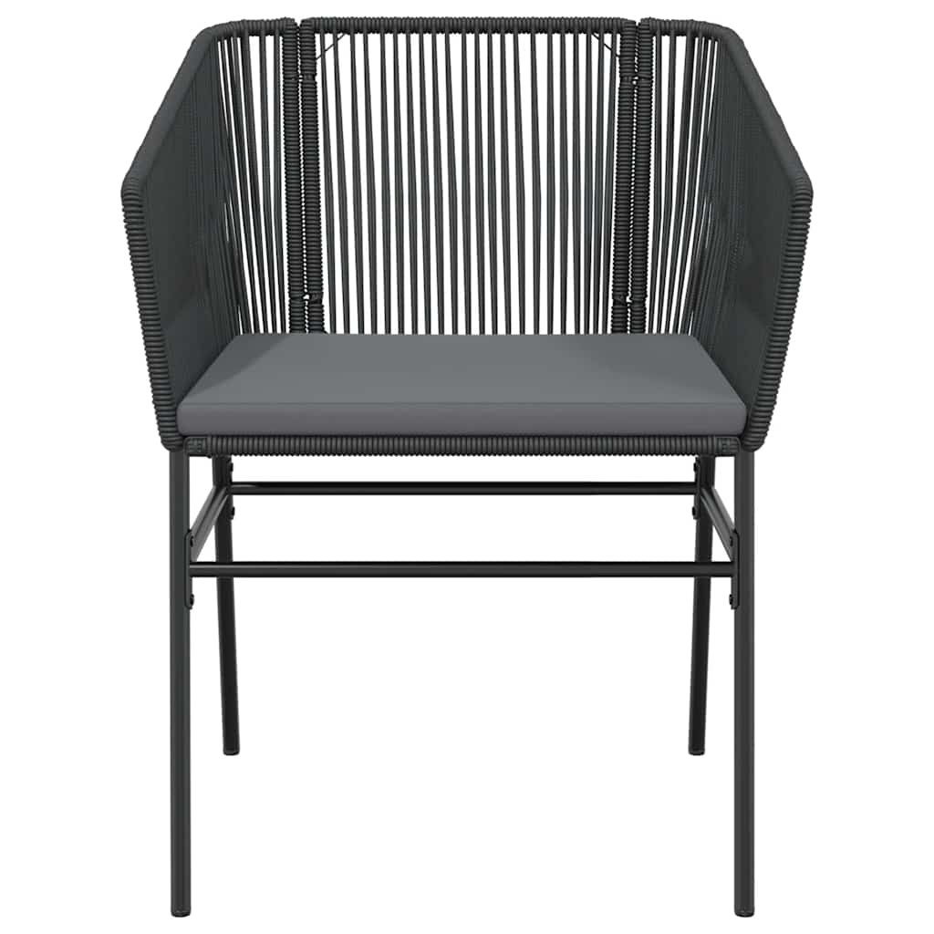 8721158867384_g_en_hd_5 vidaXL 5 Piece Garden Dining Set with Cushions Black Poly Rattan Glass - Image 7