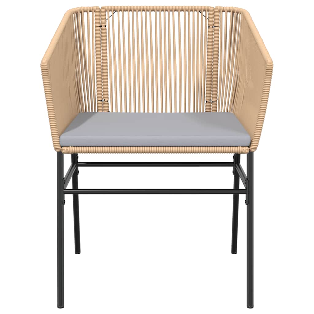 8721158867452_g_en_hd_5 vidaXL 5 Piece Garden Dining Set with Cushions Brown Poly Rattan Glass - Image 7