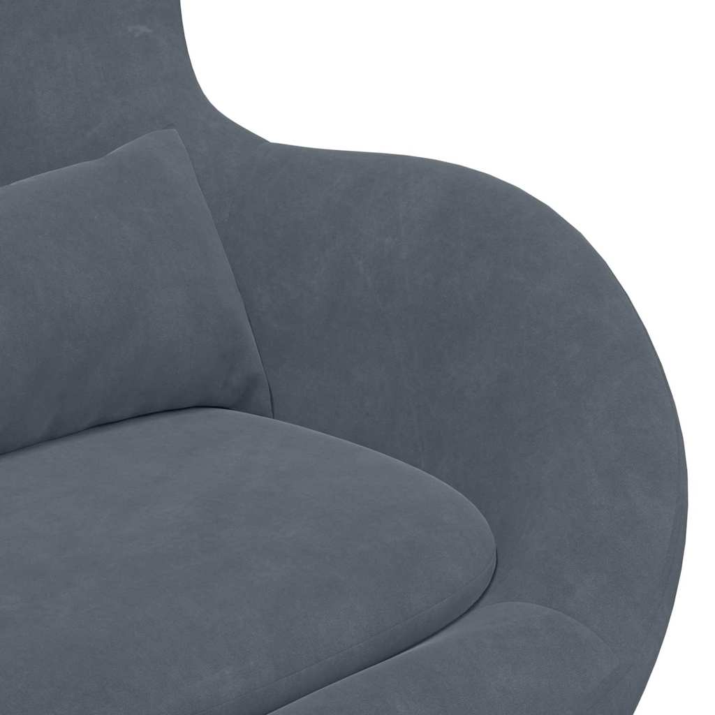 8721158871916_detail_en_hd_1 vidaXL Egg Chair Dark grey 63 x 73 x 90 cm Velvet - Image 7
