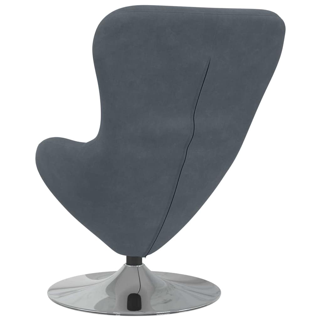 8721158871916_wbg-ba_en_hd_2 vidaXL Egg Chair Dark grey 63 x 73 x 90 cm Velvet - Image 6