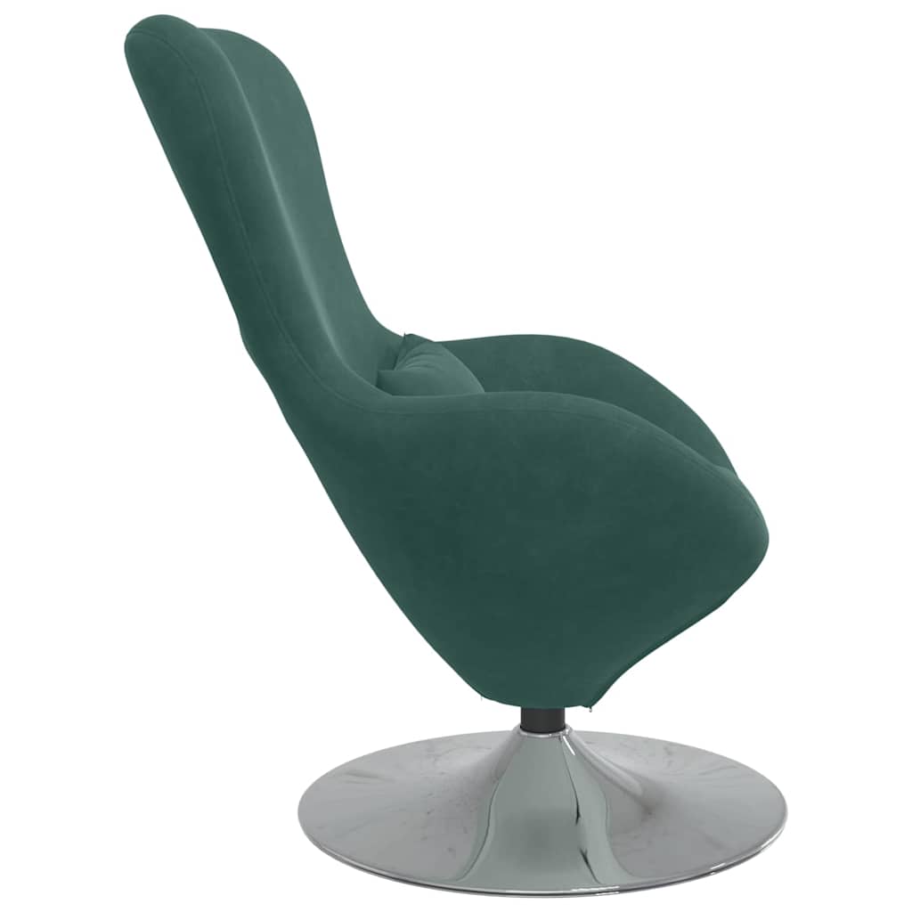 8721158871923_wbg-si_en_hd_4 vidaXL Egg Chair Dark green 63 x 73 x 90 cm Velvet - Image 5