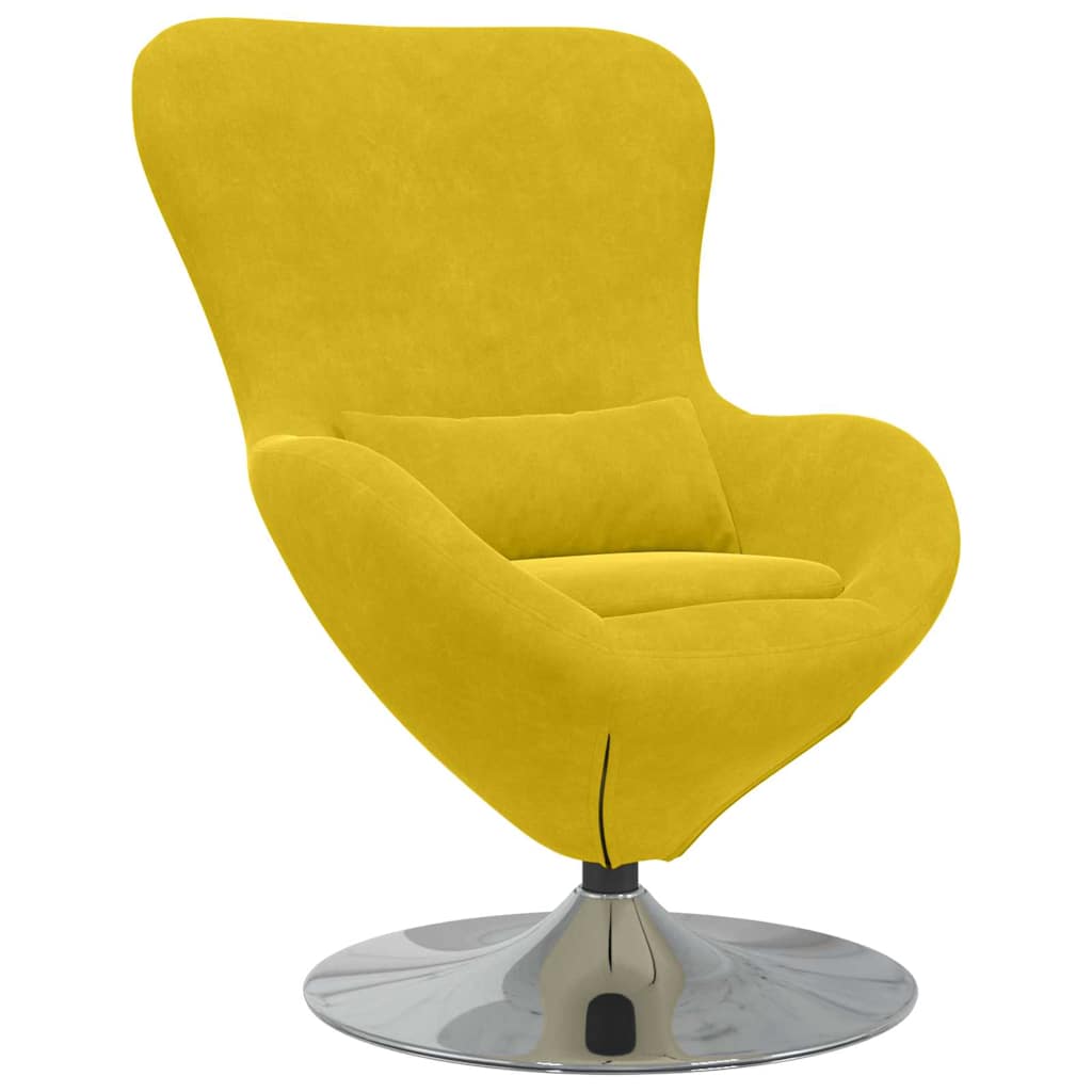 8721158871978_wbg-an-m_en_hd_1 vidaXL Egg Chair Yellow 63 x 73 x 90 cm Velvet - Image 2