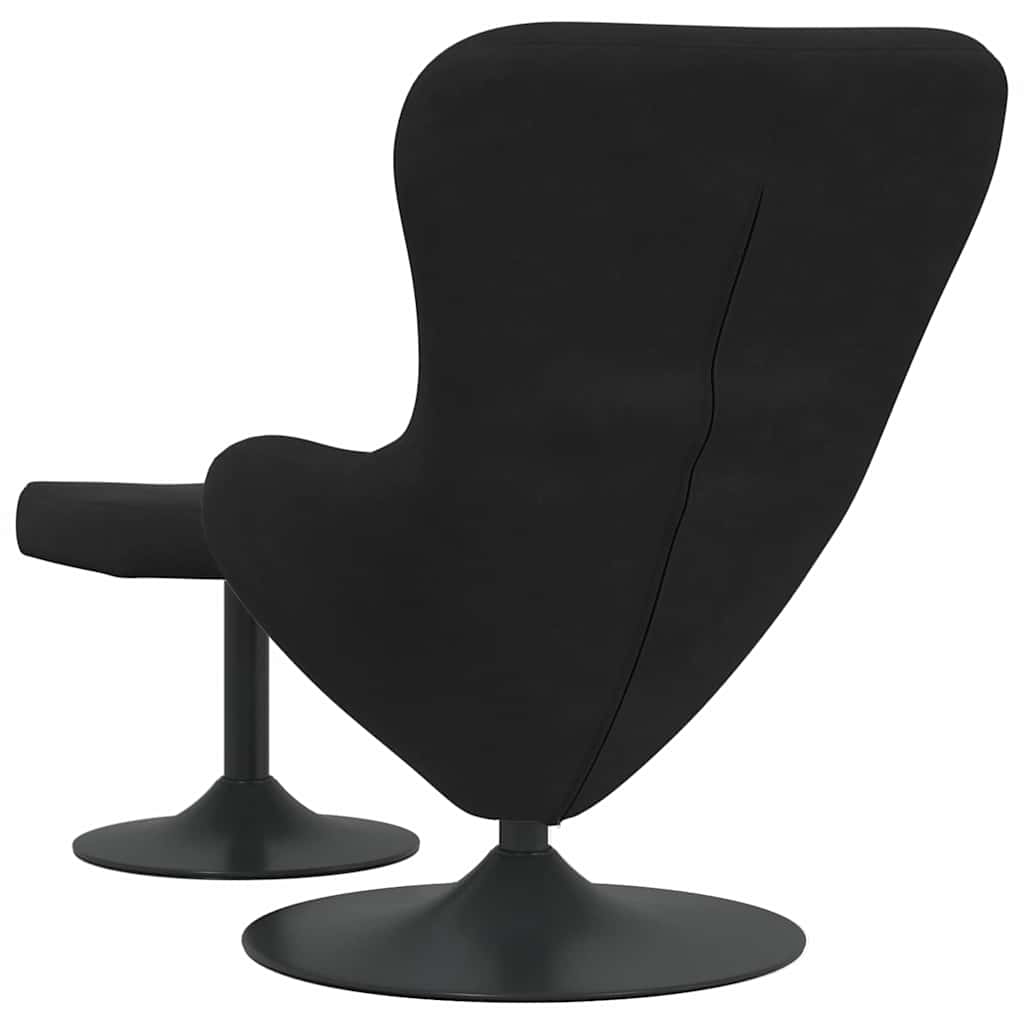 8721158872166_wbg-ba_en_hd_2 vidaXL Egg Chair with Footstool Black 63 x 73 x 90 cm Velvet - Image 6