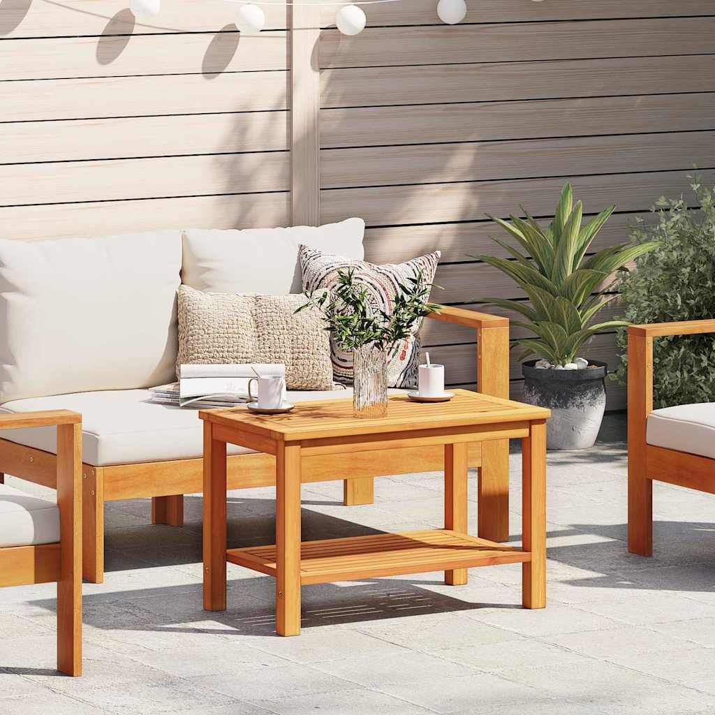 vidaXL Coffee Table Brown 90 x 50 x 45 cm Solid acacia wood