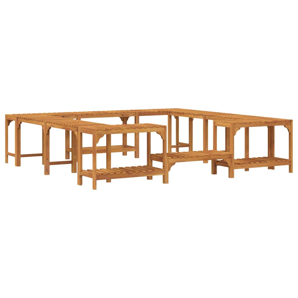 8721158885777_wbg-an-m_en_hd_1 vidaXL Square Outdoor Hot Tub Enclosure Brown 230 x 230 cm - Image 2
