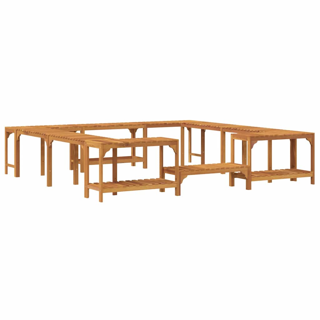 8721158885784_wbg-an-m_en_hd_1 vidaXL Square Outdoor Hot Tub Enclosure Brown 250 x 250 cm - Image 2
