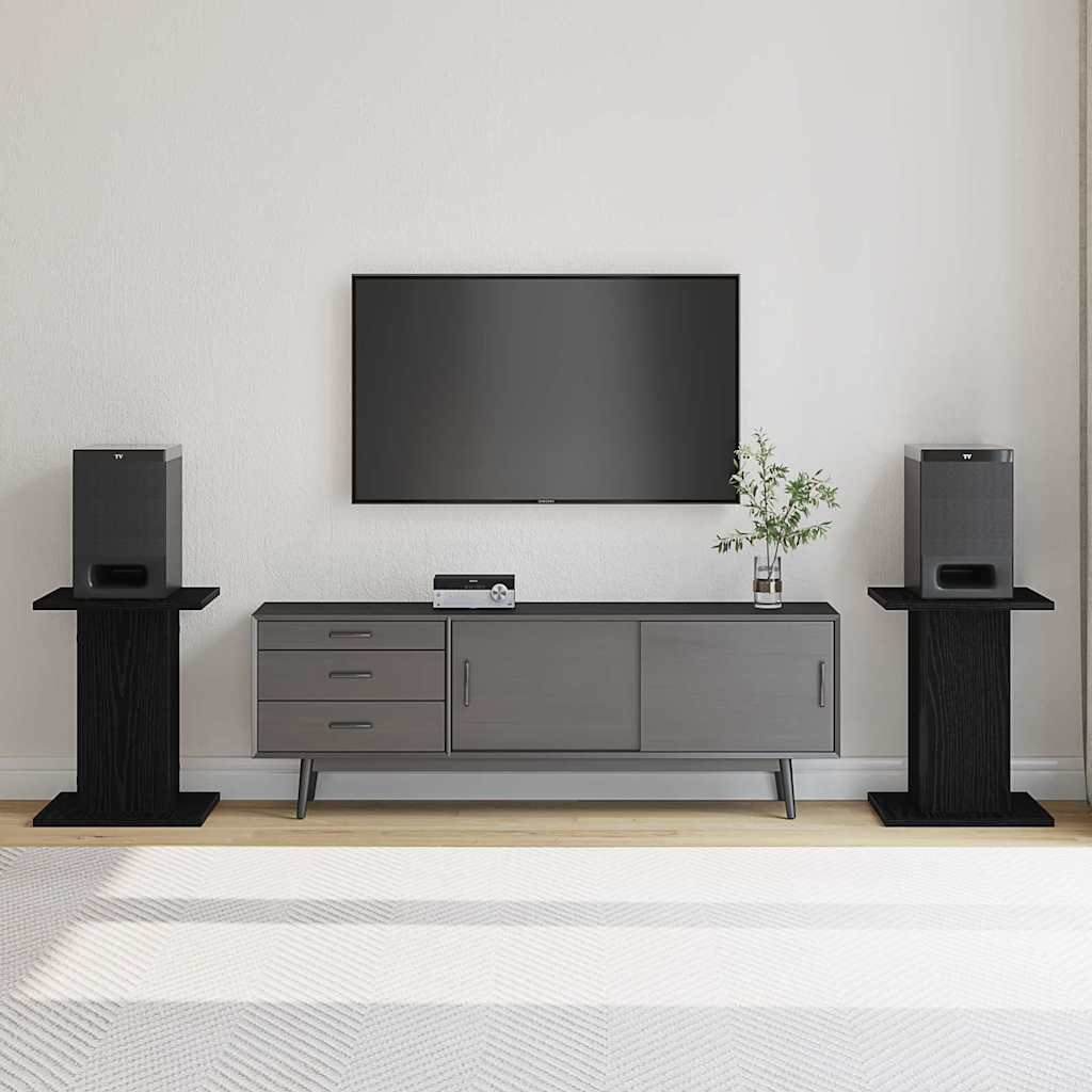 8721158889973_mo-im_en_hd_2 vidaXL Speaker Stands 2 pcs Black oak 30 x 30 x 40 cm Engineered wood - Image 4