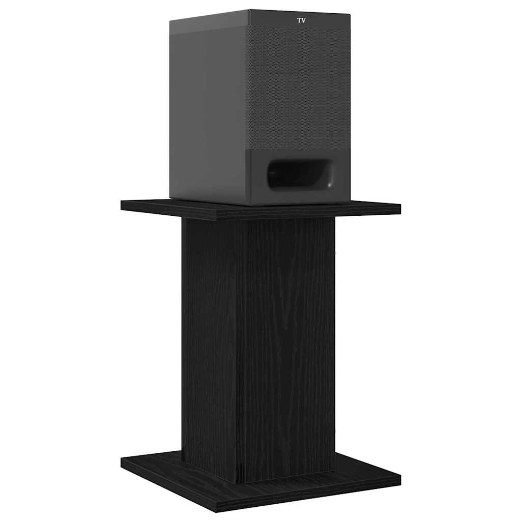 8721158889973_wbg-mo_en_hd_1 vidaXL Speaker Stands 2 pcs Black oak 30 x 30 x 40 cm Engineered wood - Image 3