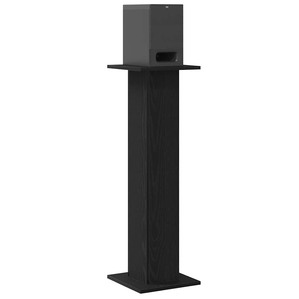 8721158890009_wbg-mo_en_hd_1 vidaXL Speaker Stands 2 pcs Black oak 30 x 30 x 95 cm Engineered wood - Image 3