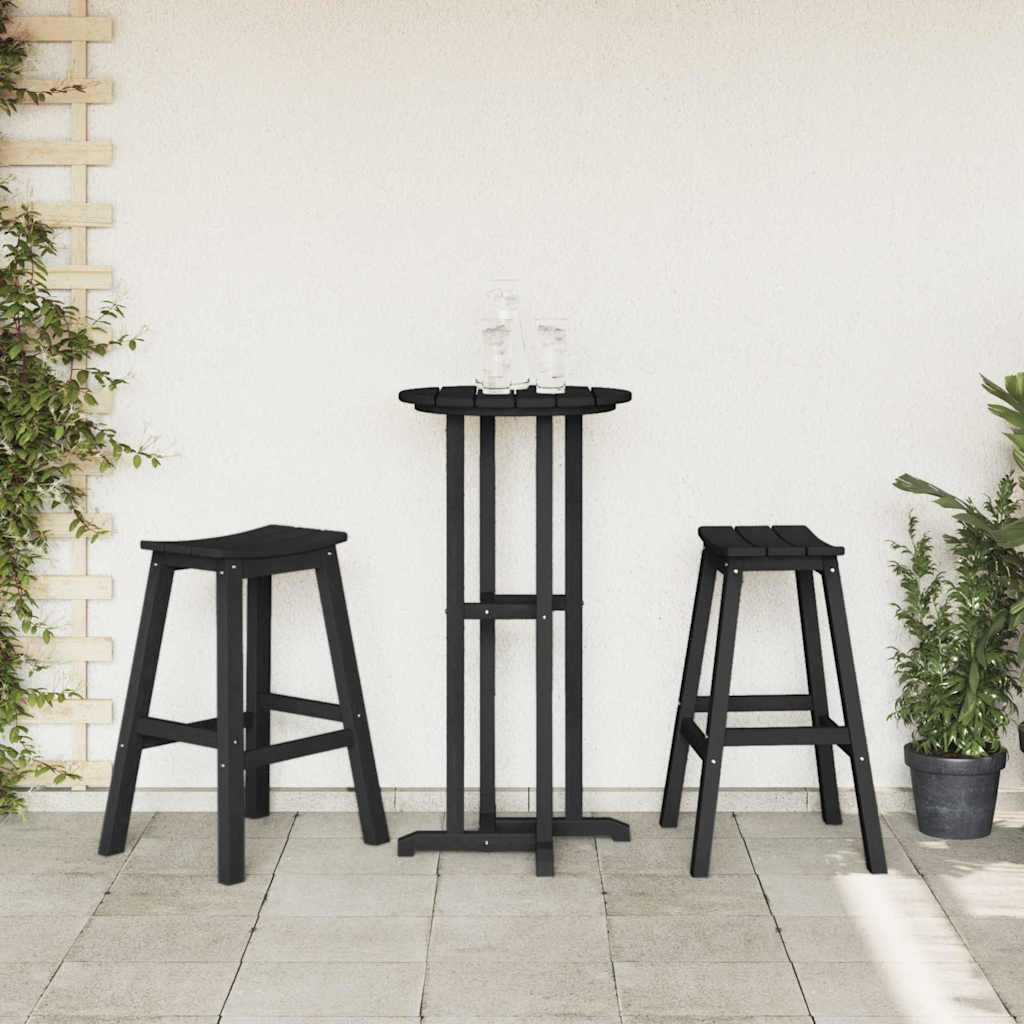 8721158890450_mo-im_en_hd_2 vidaXL Bar Stool 2 pcs Black 52 x 43 x 73.5cm HDPE - Image 3
