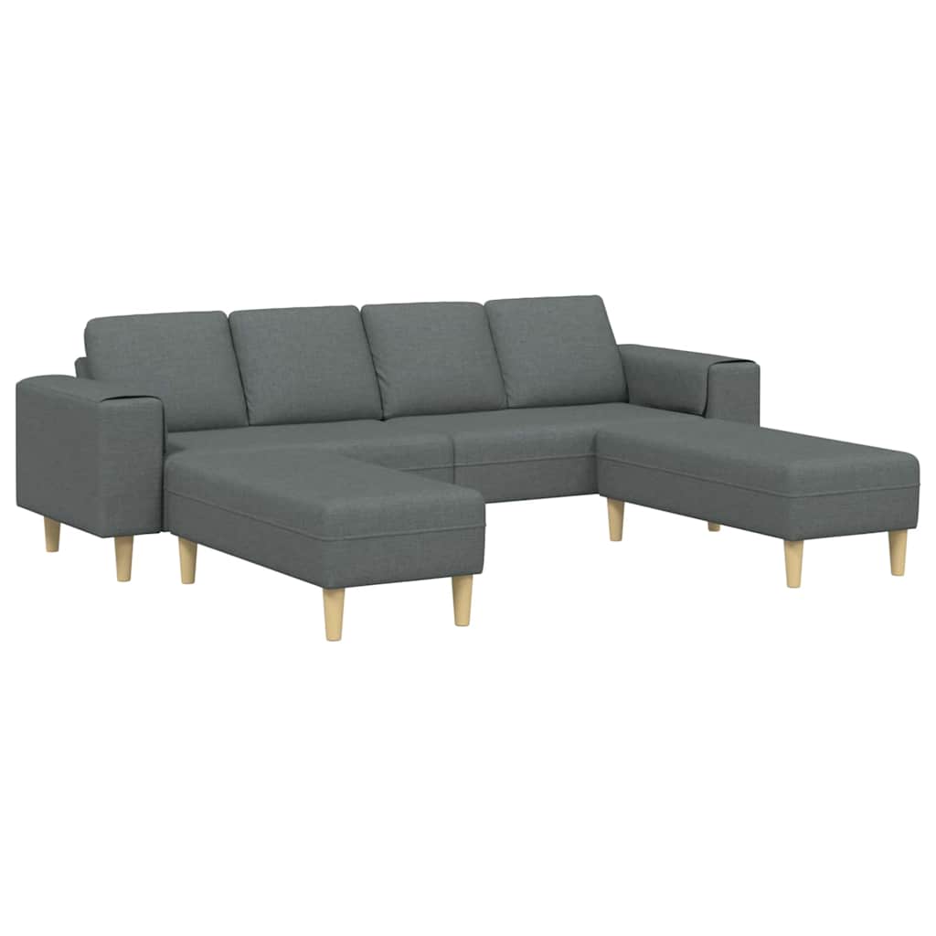 8721158899866_wbg-an-m_en_hd_1 Sofa Set 3 pcs Dark grey Fabric - Image 2