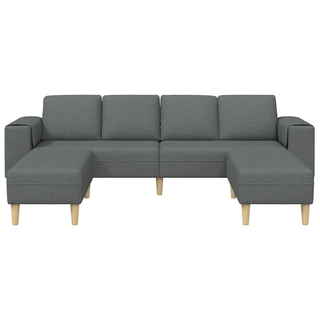 8721158899866_wbg-fr_en_hd_3 Sofa Set 3 pcs Dark grey Fabric - Image 4
