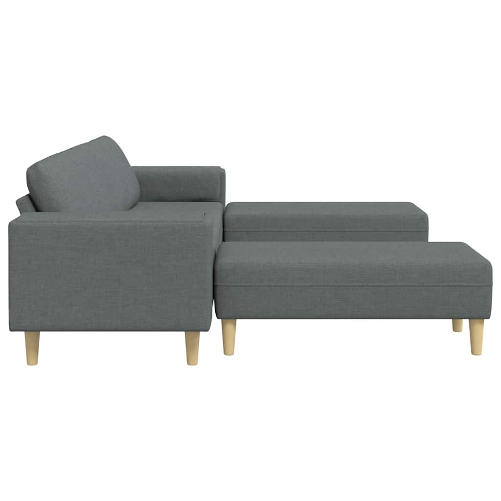 8721158899866_wbg-si_en_hd_4 Sofa Set 3 pcs Dark grey Fabric - Image 5
