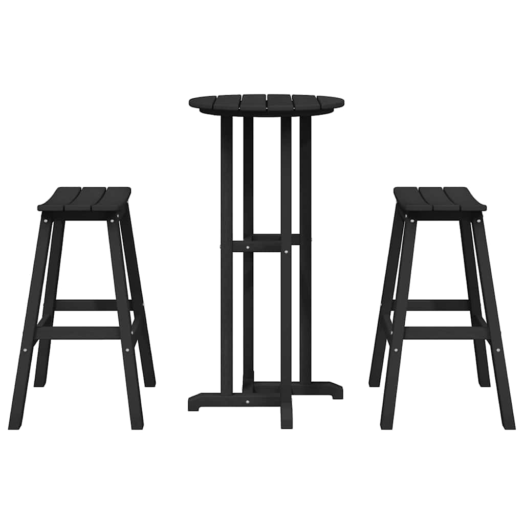 8721158901873_wbg-fr_en_hd_4 vidaXL Garden Bar Set 3 pcs Black HDPE - Image 7
