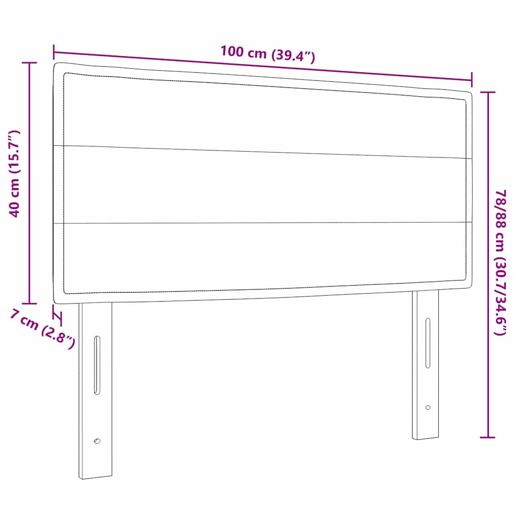 8721158903525_wbg-siz_en_hd_1 vidaXL Headboard Other with Headboard Dark grey 100 cm Fabric - Image 10