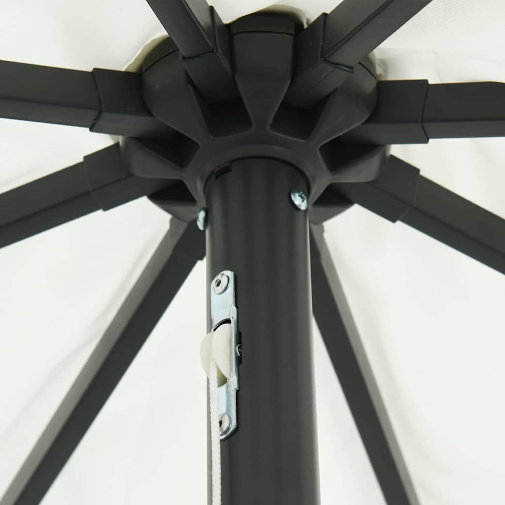 8721158918437_detail_en_hd_1 vidaXL Garden Parasol White and Black 395 x 395 x 245 cm - Image 5