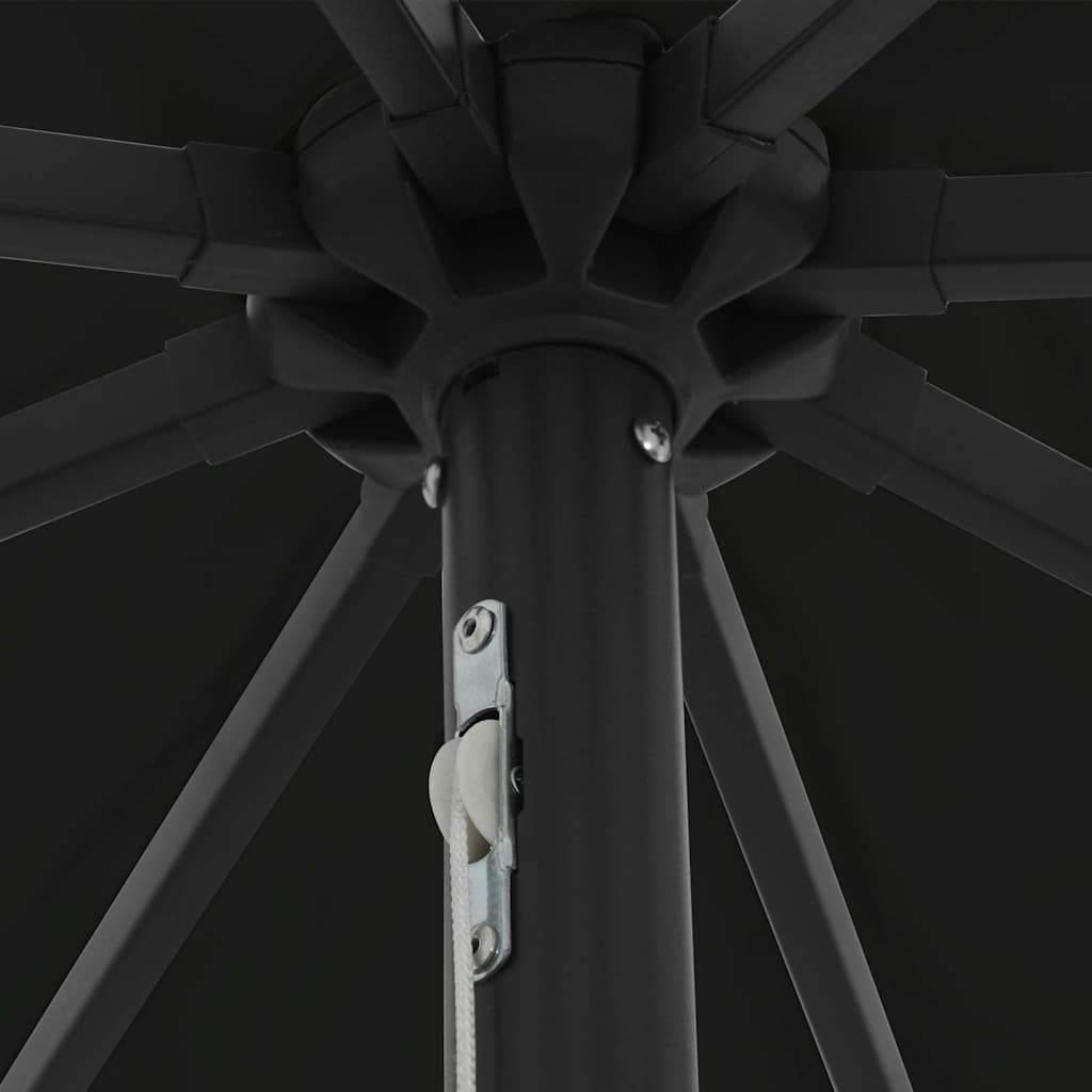 8721158918499_detail_en_hd_1 vidaXL Garden Parasol Black 395 x 395 x 245 cm Polyester and Steel - Image 5
