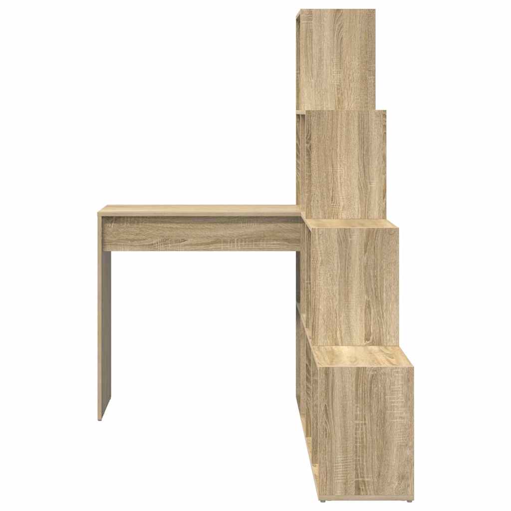 8721158934185_wbg-fr_en_hd_3 vidaXL Corner Desk Sonoma oak 101.5 x 149.5 x 149.5 cm Engineered wood - Image 5