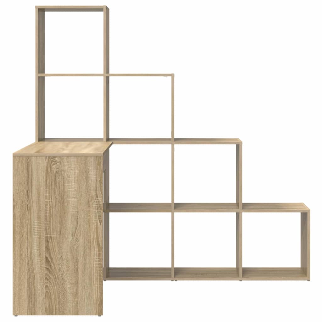 8721158934185_wbg-si_en_hd_4 vidaXL Corner Desk Sonoma oak 101.5 x 149.5 x 149.5 cm Engineered wood - Image 6