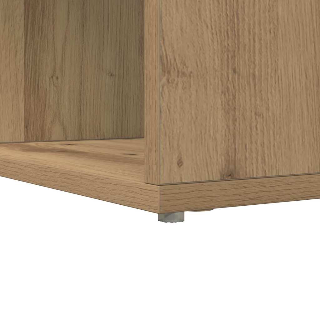 8721158934239_detail_en_hd_1 vidaXL Corner Desk with Shelf Artisan oak 101.5 x 149.5 x 149.5 cm - Image 8