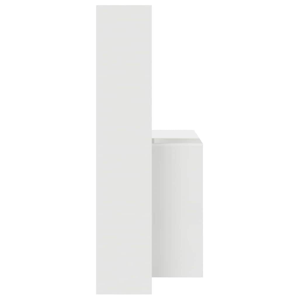 8721158934246_wbg-si_en_hd_4 vidaXL Desk with Shelf White 138.5 x 55 x 143 cm Engineered wood - Image 6