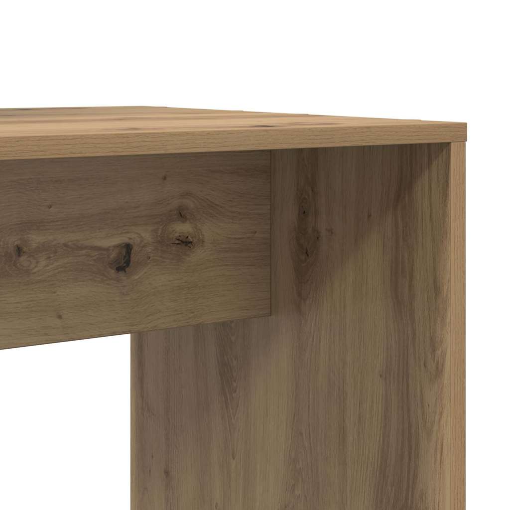 8721158934314_detail_en_hd_1 vidaXL Desk with Shelf Artisan oak 138.5 x 55 x 143 cm Engineered wood - Image 8