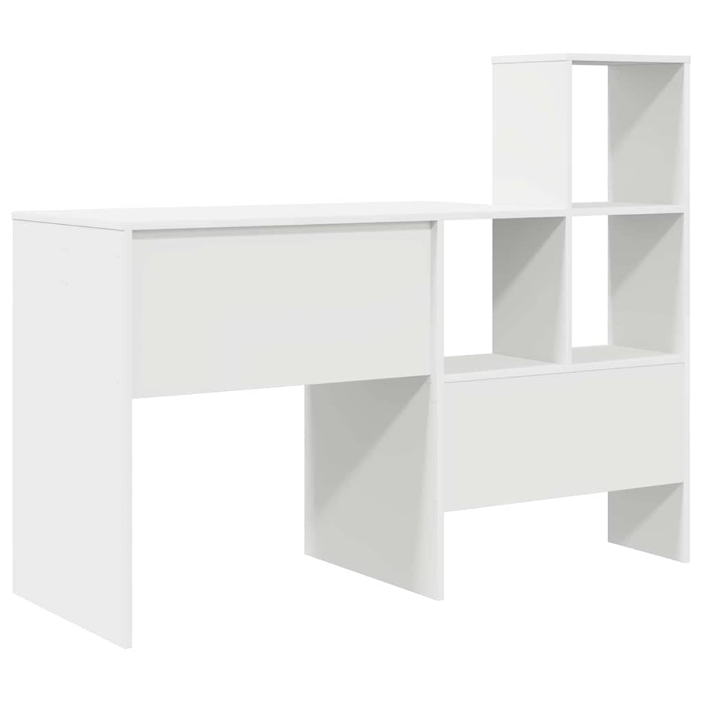 8721158934406_wbg-ba_en_hd_4 vidaXL Desk with Drawer White 131.5 x 50 x 106.5 cm Engineered wood - Image 8