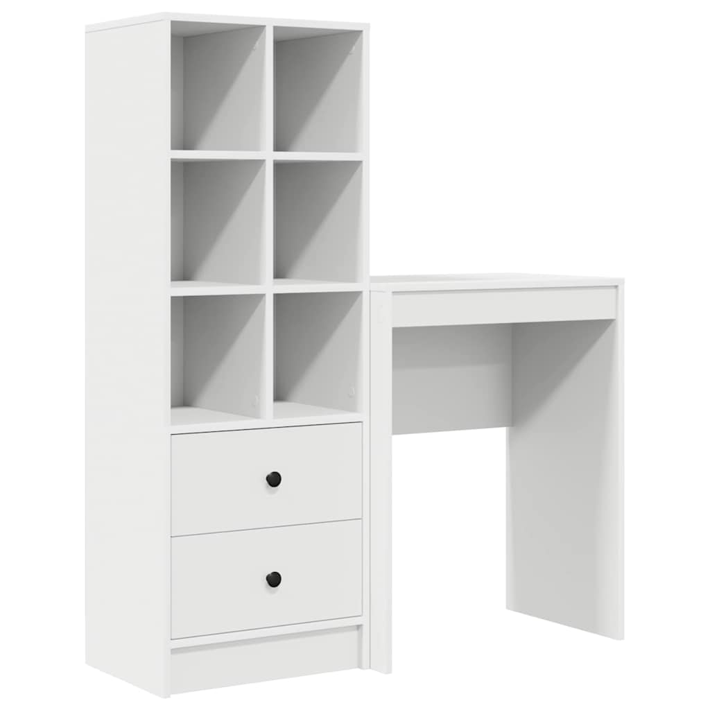 8721158934727_wbg-an-m_en_hd_4 vidaXL Desk with Storage with Drawer 2 pcs White 45.5 x 34 x 127 cm - Image 2