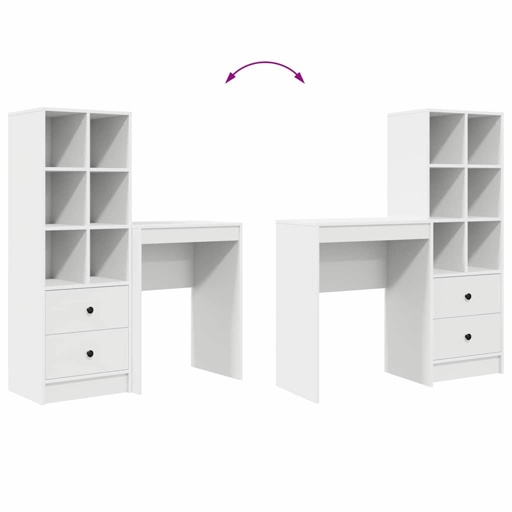 8721158934727_wbg-fu_en_hd_1 vidaXL Desk with Storage with Drawer 2 pcs White 45.5 x 34 x 127 cm - Image 13