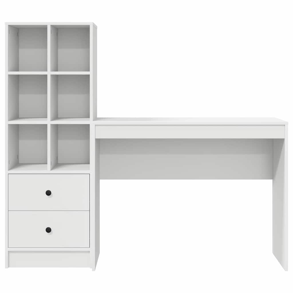 8721158935045_wbg-fr_en_hd_6 vidaXL Desk with Storage 2 pcs White 100 x 40 x 76 cm Engineered wood - Image 8