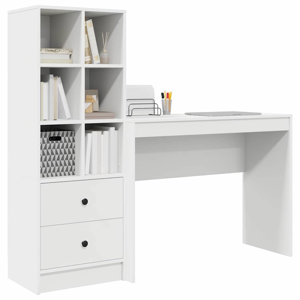8721158935045_wbg-mo_en_hd_1 vidaXL Desk with Storage 2 pcs White 100 x 40 x 76 cm Engineered wood - Image 3