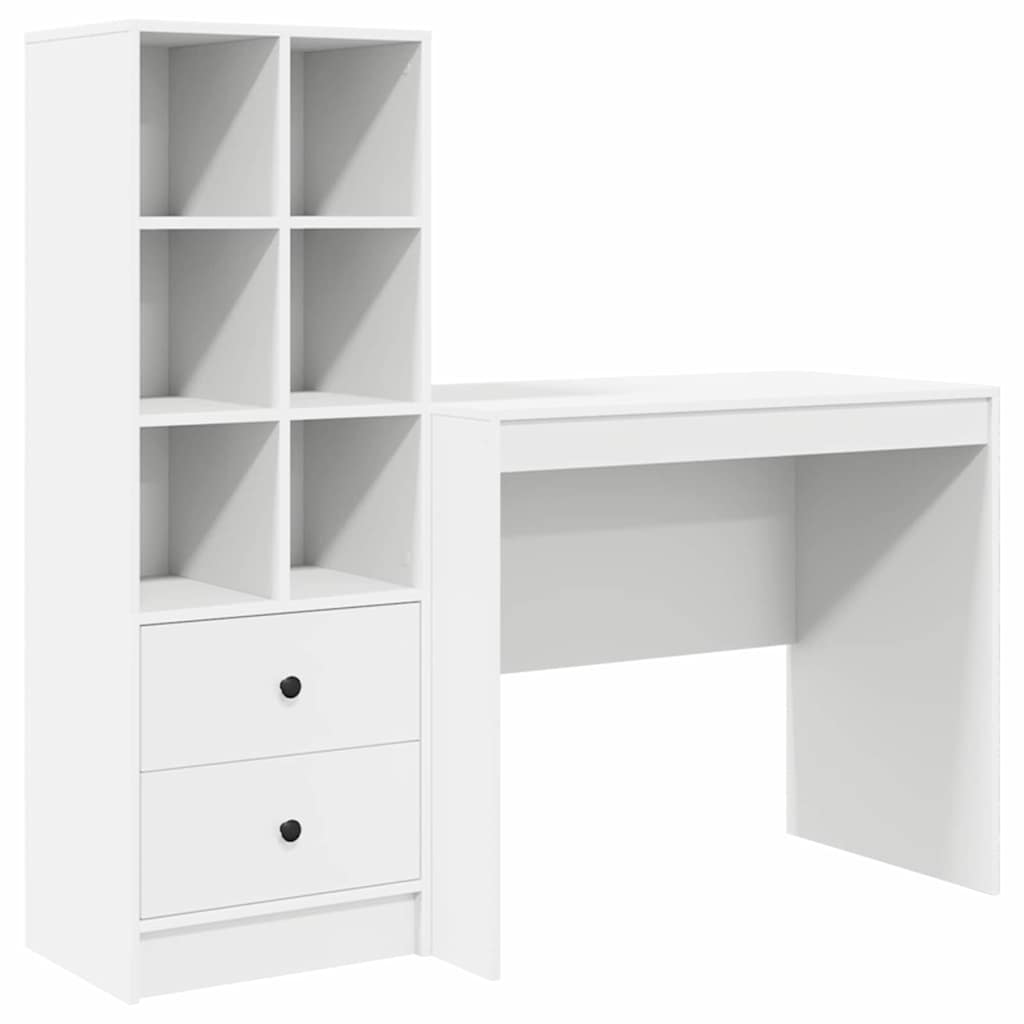 8721158935366_wbg-an-m_en_hd_4 vidaXL Desk with Storage 2 pcs White 90 x 50 x 76 cm Engineered wood - Image 2