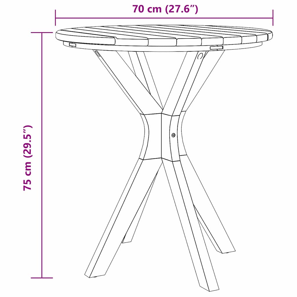 8721158937131_wbg-siz_en_hd_1 vidaXL Bistro Table Brown 70 x 70 x 75 cm Solid teak wood - Image 8