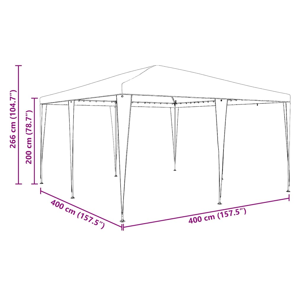 8721158937179_wbg-siz_en_hd_1 vidaXL Party Tent Anthracite and White 400 x 400 x 266 cm - Image 12