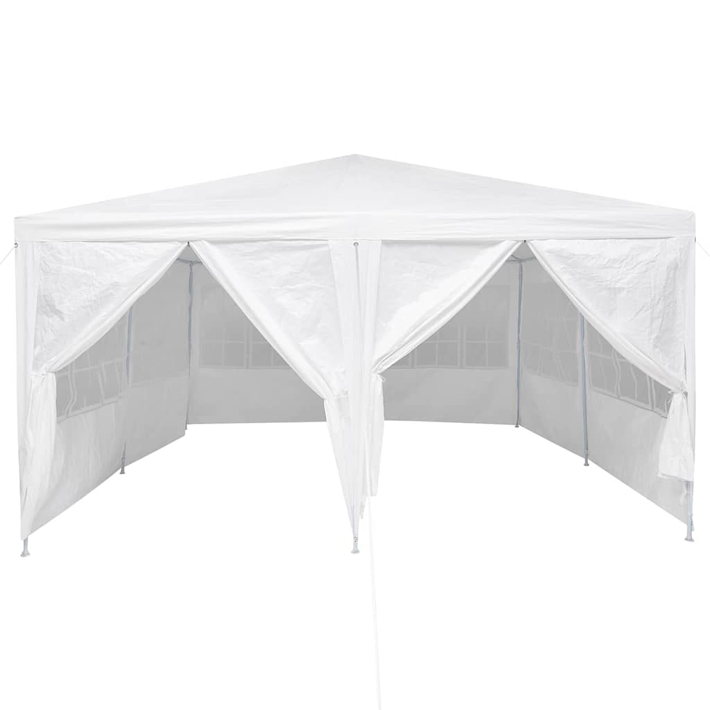 8721158937193_wbg-fr_en_hd_1 vidaXL Party Tent White 400 x 400 x 266 cm Polyester and Steel - Image 5