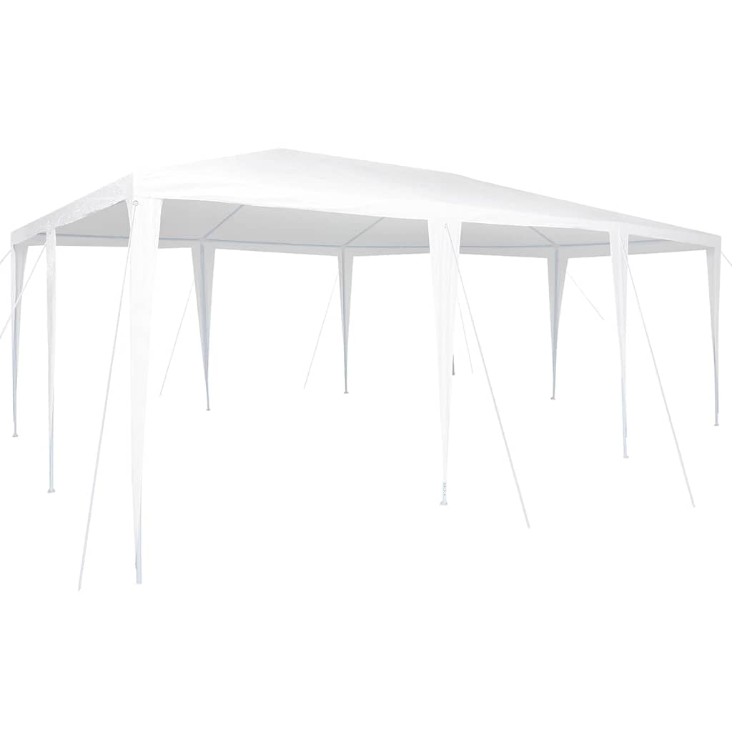 8721158937230_wbg-an-m_en_hd_1 vidaXL Party Tent White 600 x 400 x 266 cm Polyester and Steel - Image 2