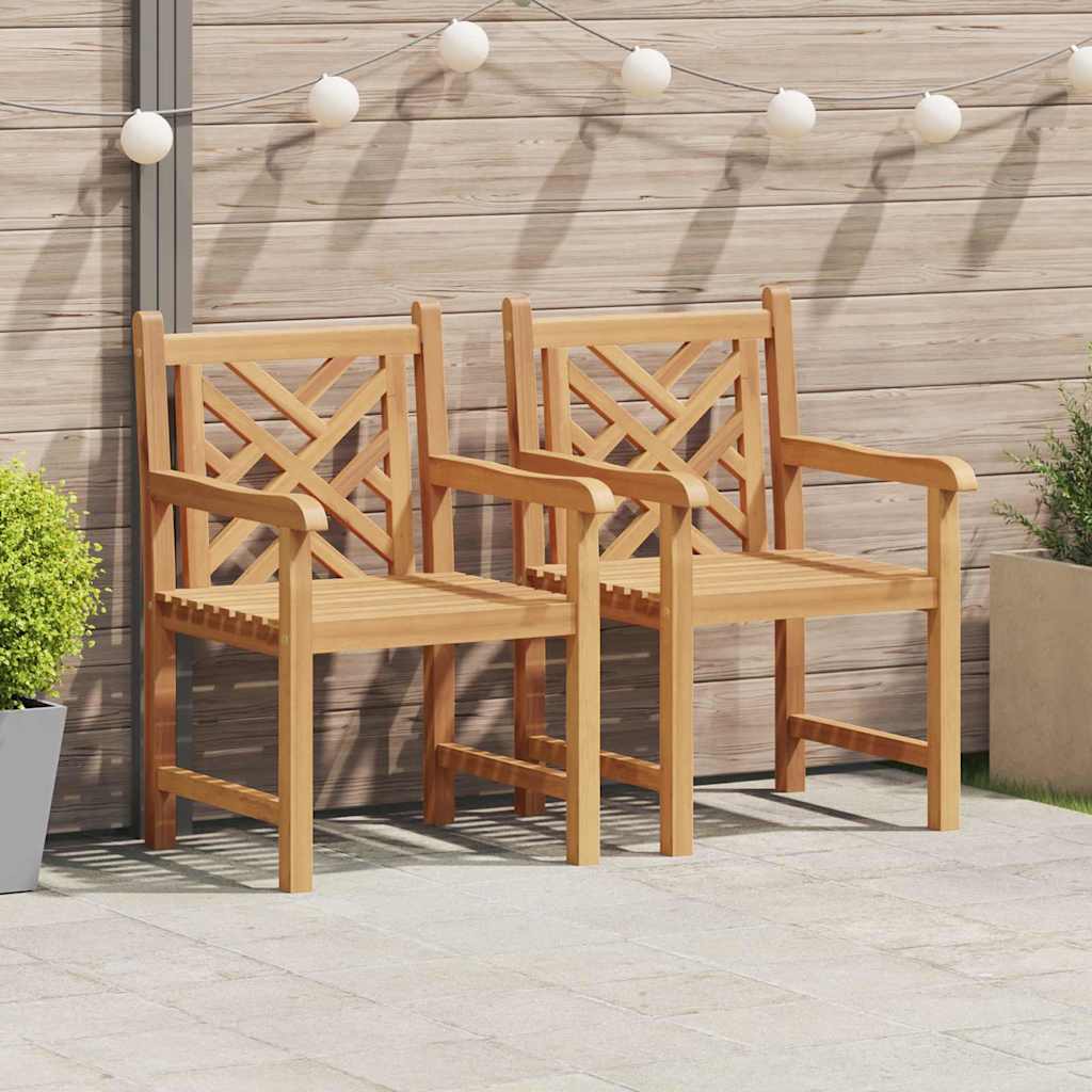 8721158938626_mo-im_en_hd_1 vidaXL Garden Chairs 2 pcs Brown 58 x 60 x 90 cm Solid teak wood - Image 1