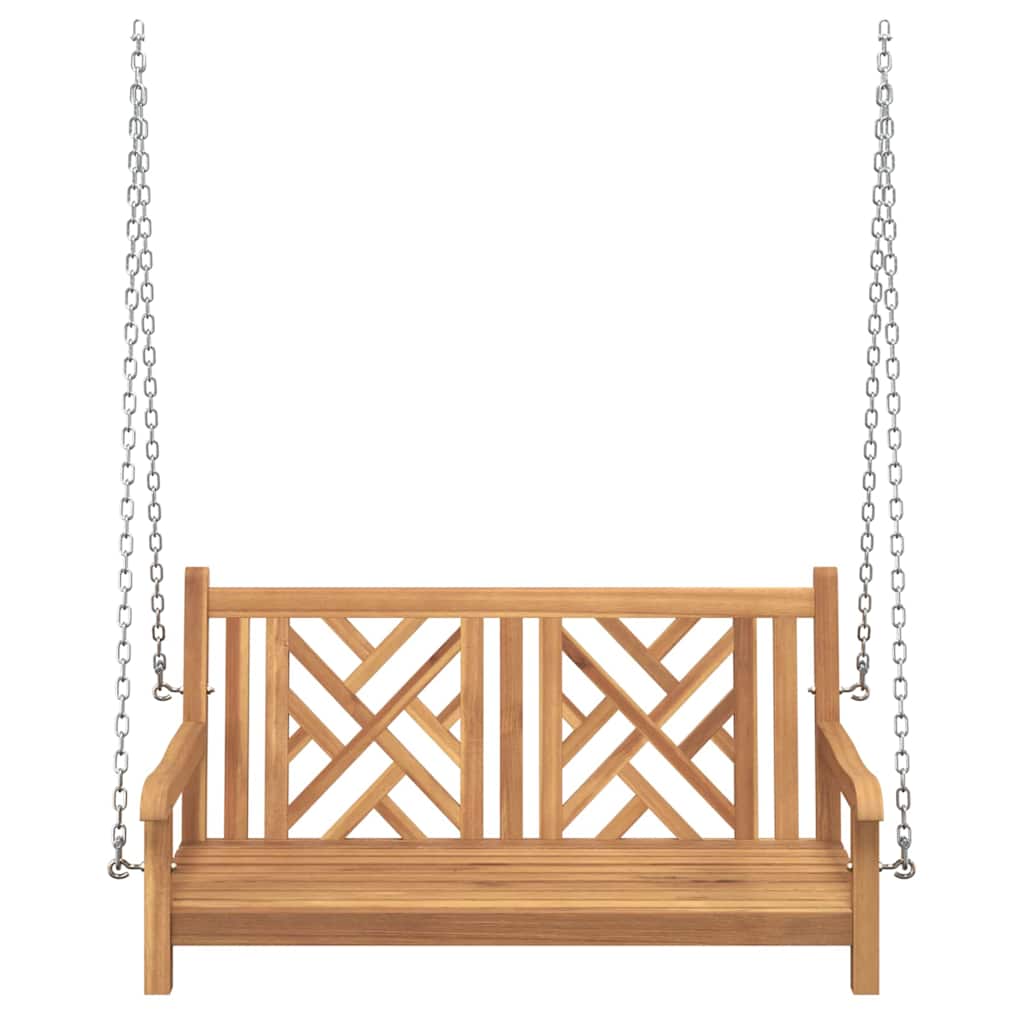 8721158938688_wbg-fr_en_hd_3 vidaXL Swing Bench Other Brown 114 x 60 x 64 cm Solid teak wood - Image 4