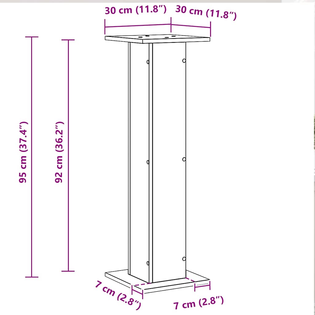 8721158947475_wbg-siz_en_hd_1 vidaXL Plant Stand 2 pcs Black Oak 30 x 30 x 95 cm Engineered wood - Image 10