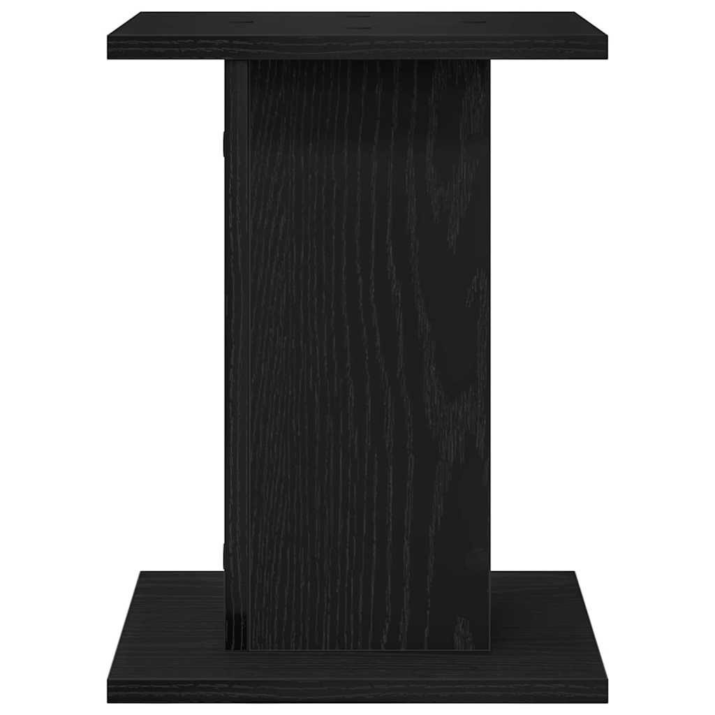 8721158947505_wbg-si_en_hd_4 vidaXL Plant Stand 2 pcs Black oak 30 x 30 x 40 cm Engineered wood - Image 7