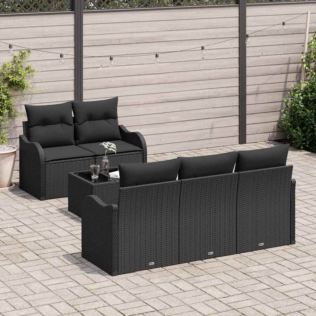 8721158951694_mo-im_en_hd_2 vidaXL Garden Sofa Set 6 pcs Black Poly rattan - Image 3