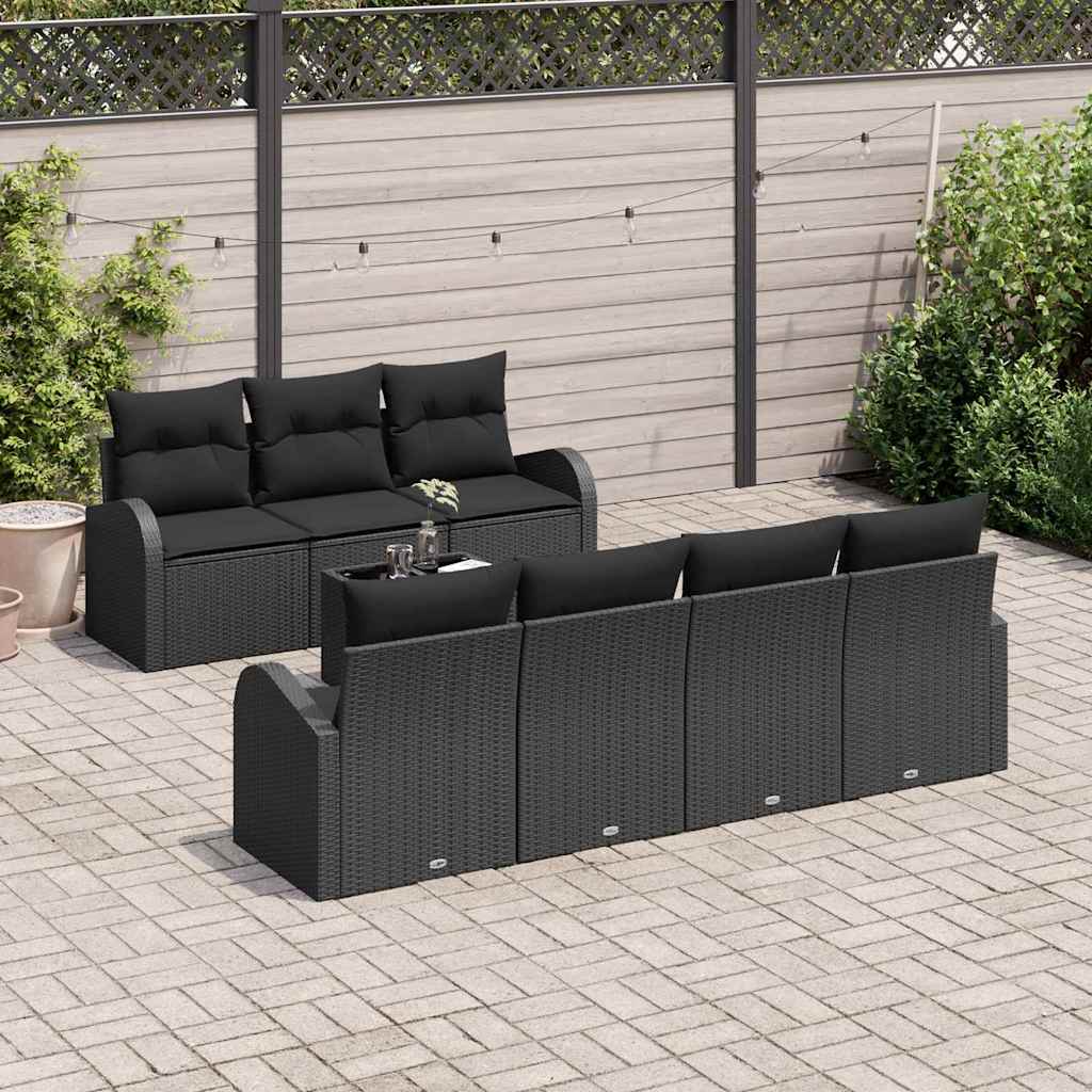 8721158955395_mo-im_en_hd_2 vidaXL Garden Sofa Set 8 pcs Black 55 x 55 x 37 cm Poly Rattan - Image 3