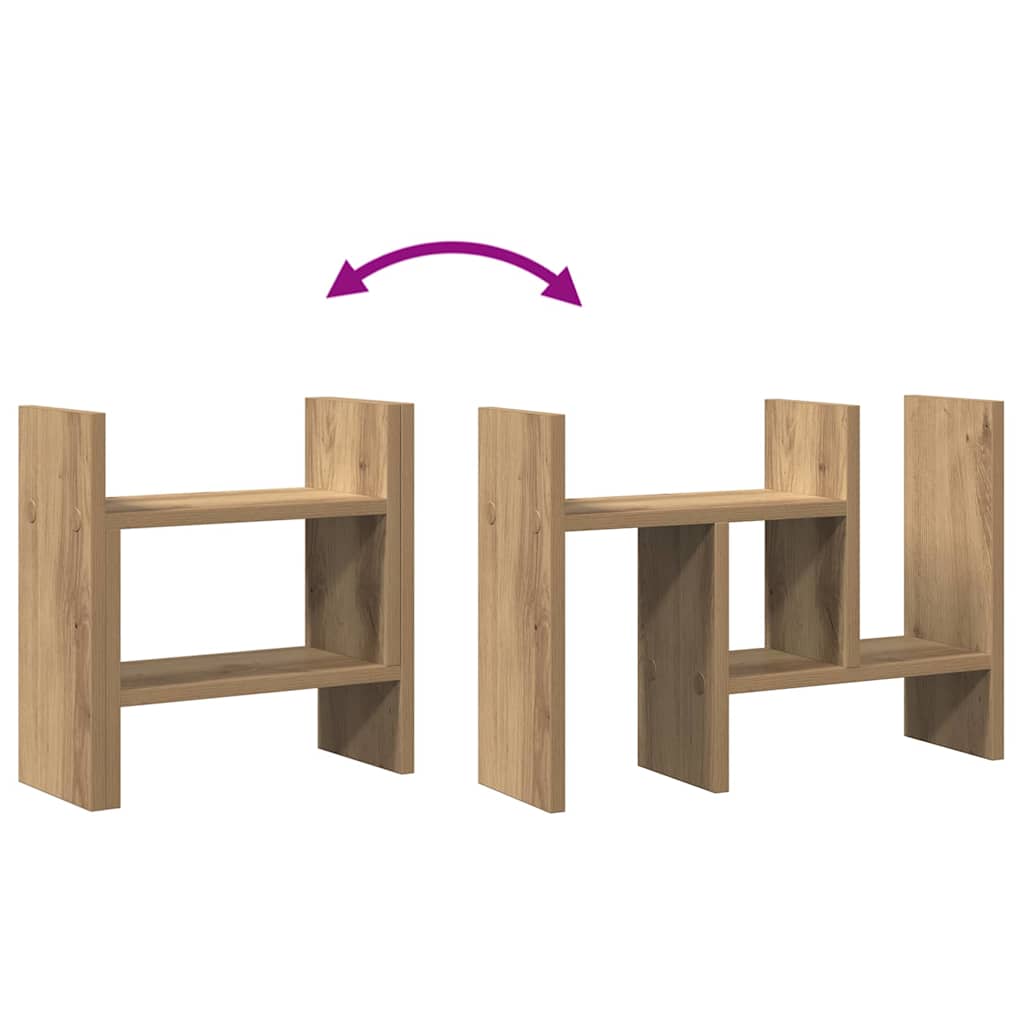 8721158972972_wbg-fu_en_hd_1 vidaXL Desk Organiser Artisan oak 34.5 x 15.5 x 35.5 cm - Image 9