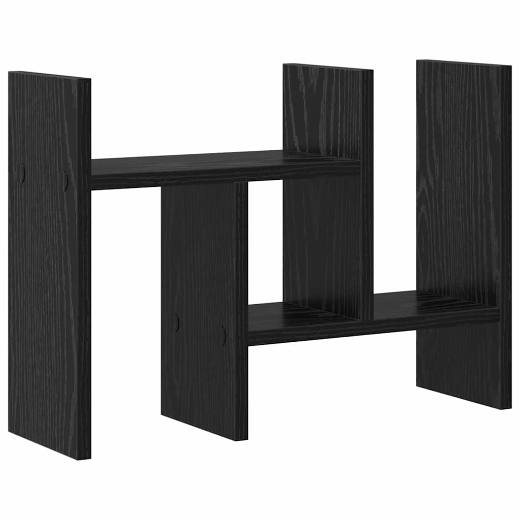8721158972989_wbg-an-m_en_hd_1 vidaXL Desk Organiser Black oak 34.5 x 15.5 x 35.5 cm Engineered wood - Image 2